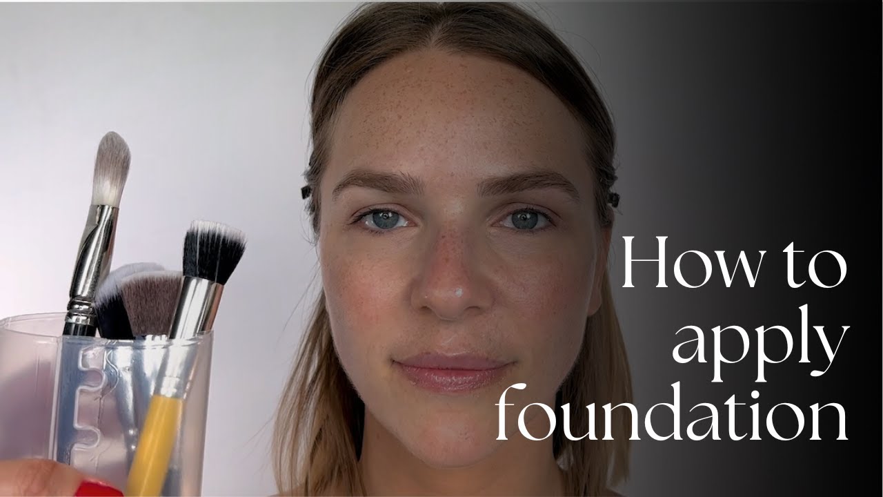 How to apply foundation for beginners | Brushes & Beauty Blender Tips