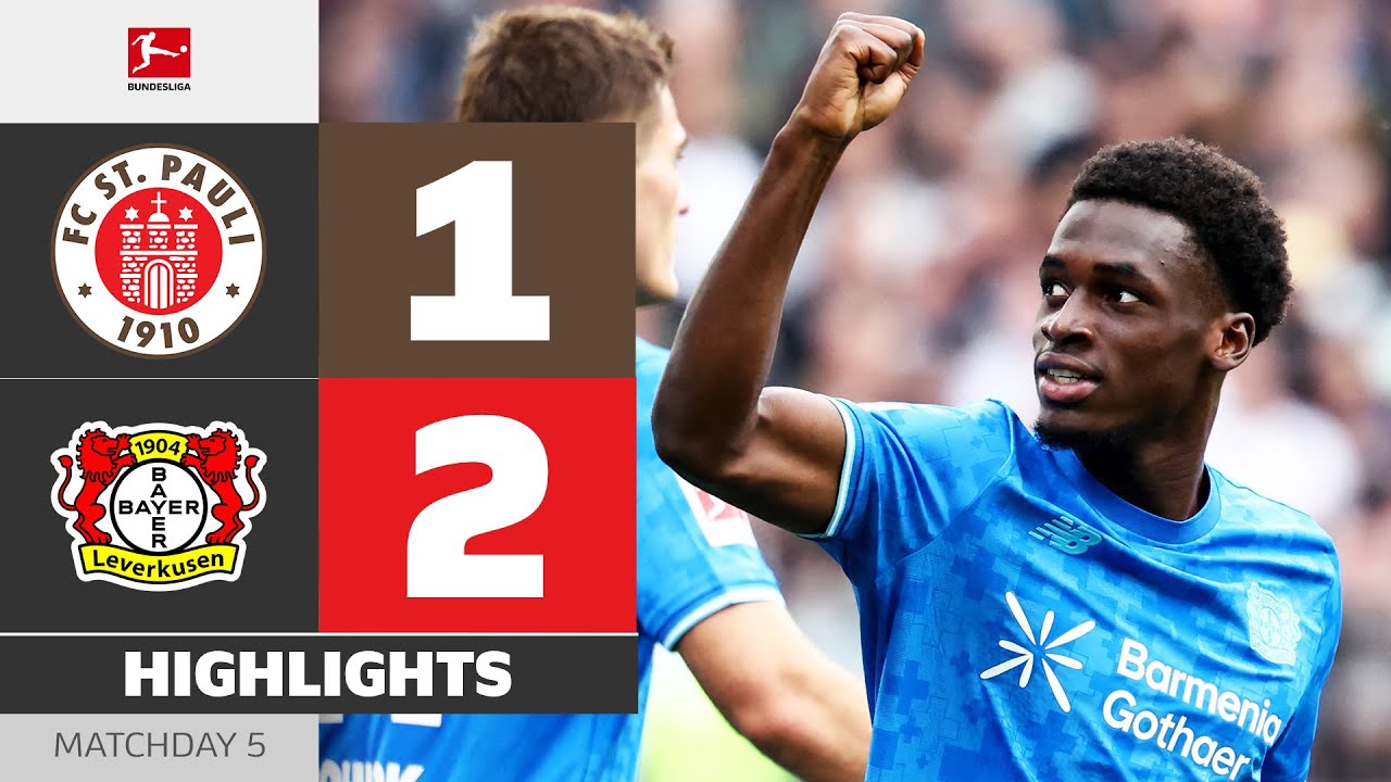 Close Away-Win For Leverkusen! | ST. PAULI - BAYER 04 LEVERKUSEN | Highlights | MD 5 &ndash; Bundesliga