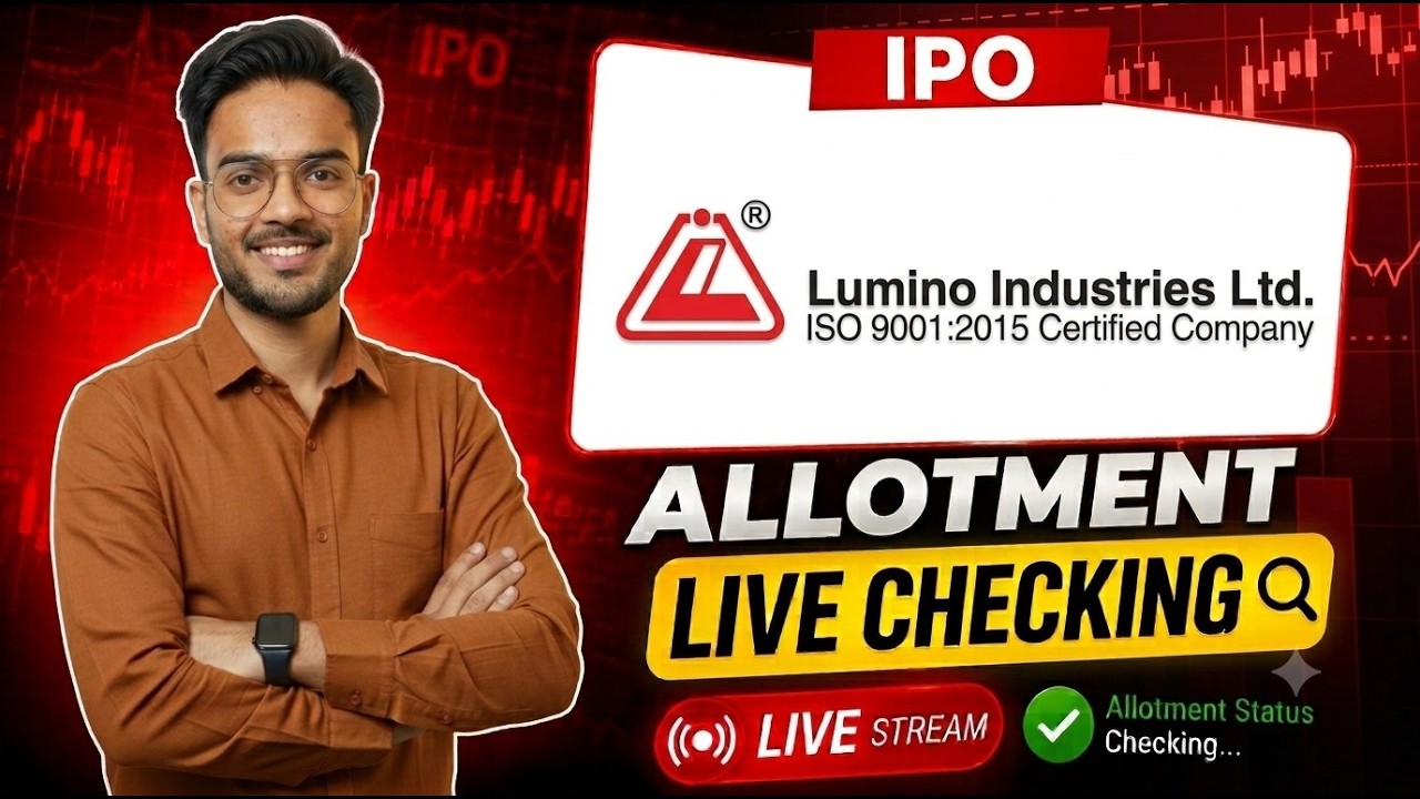 Lumino Industries IPO Allotment Live | Lumino Industries IPO Allotment Status Live Checking
