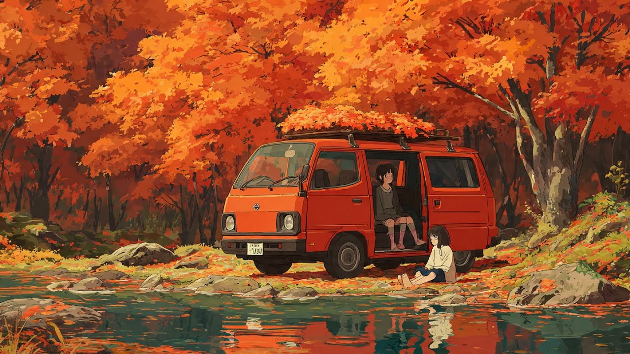 🚐 Sunset Road Trip Lofi Mix | Nonstop Chill Beats for Van Life & Relaxation