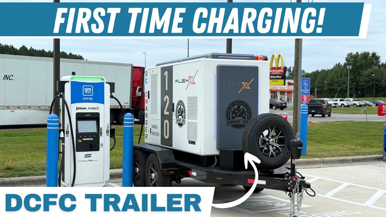 Charging My Mobile DC Fast Charger For The First Time!