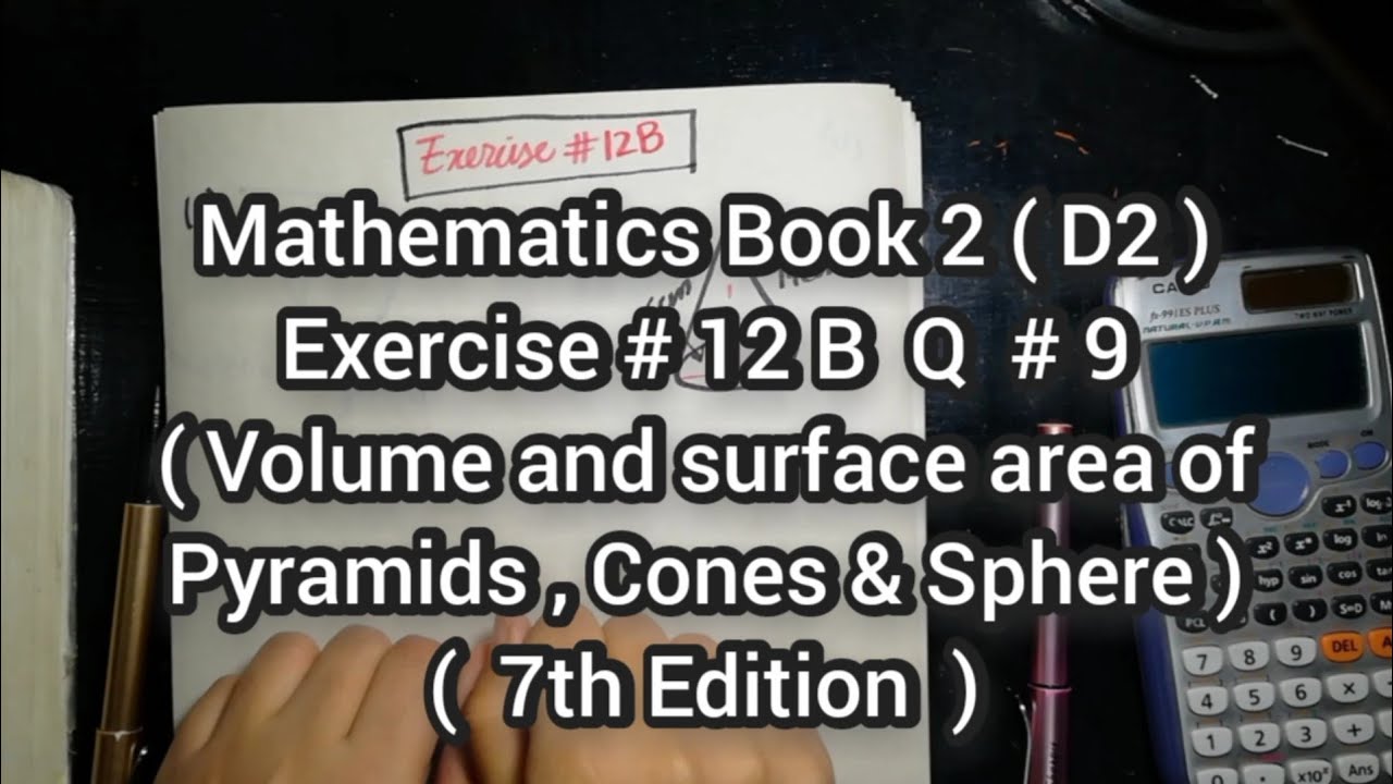 Mathematics Book 2 (D2) |  7th Edition | Exercise # 12 B | Q # 9 | Ifra Syed | in Urdu\Hindi