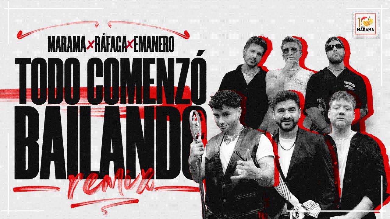 Marama, Emanero, R&aacute;faga - Todo Comenz&oacute; Bailando Remix (Video Oficial)
