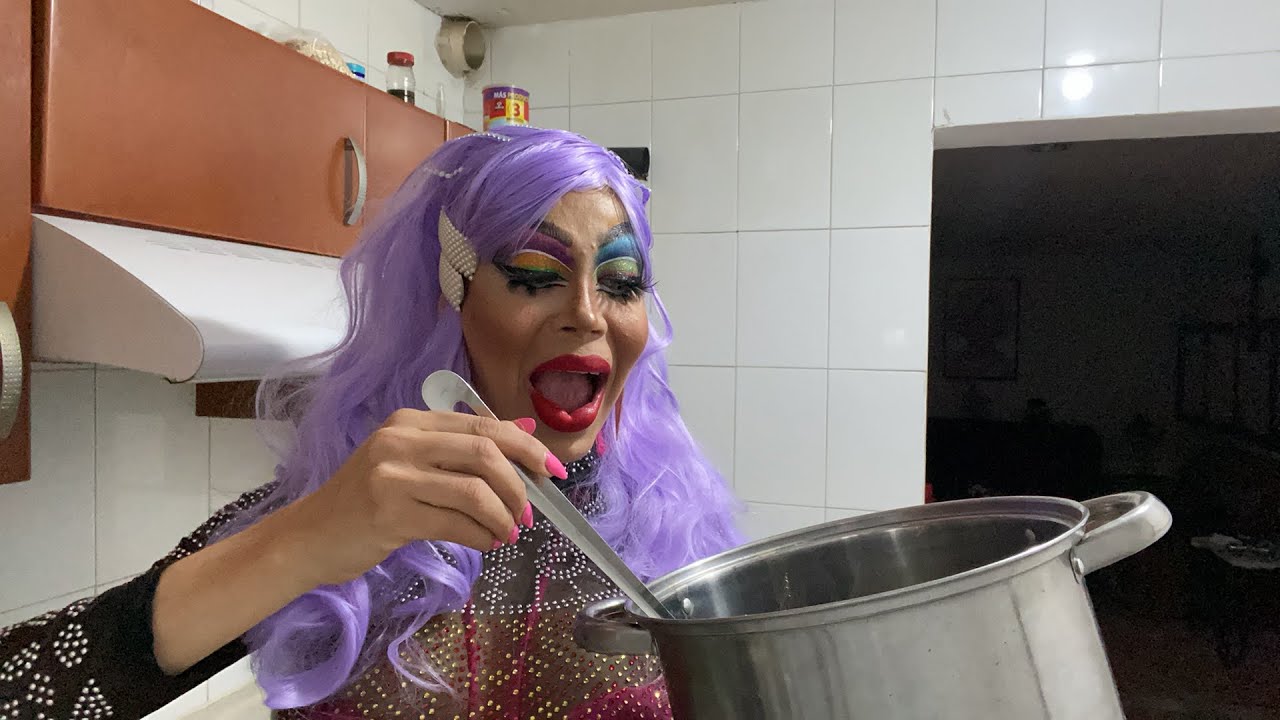 Cocinando en draga