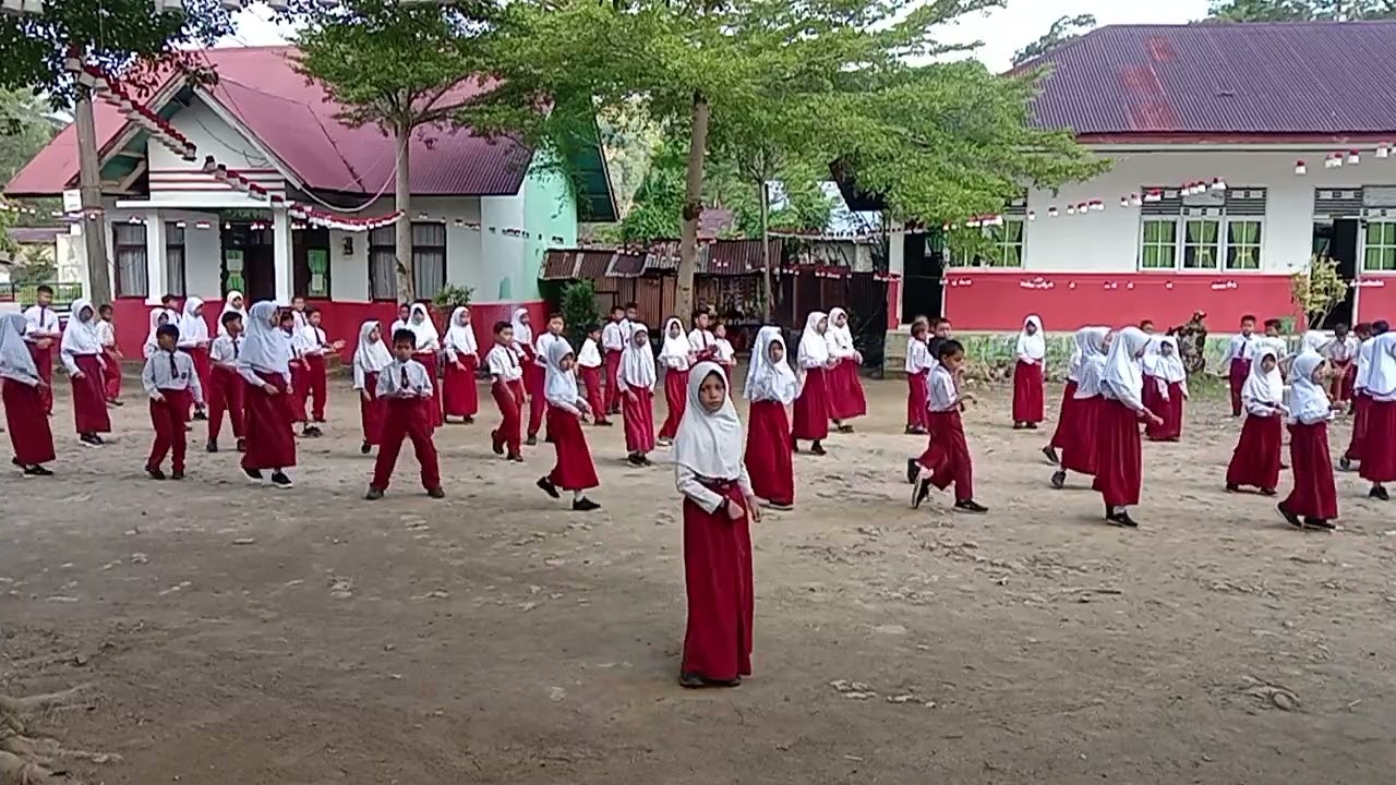 Senam Anak Indonesia Hebat SDN 29 Sungai Nipah 