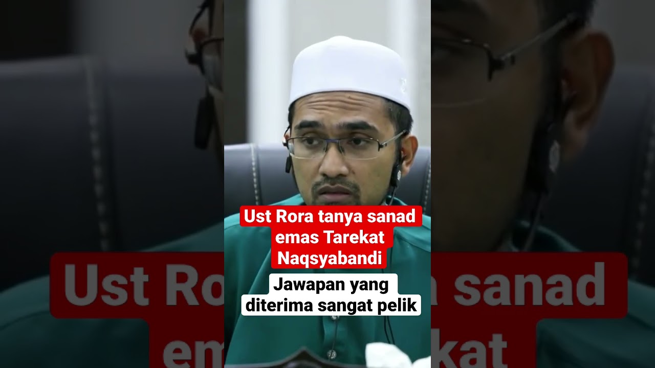 Sanad Tarekat Naqsyabandi. #drrora #naqshbandi #sunnah