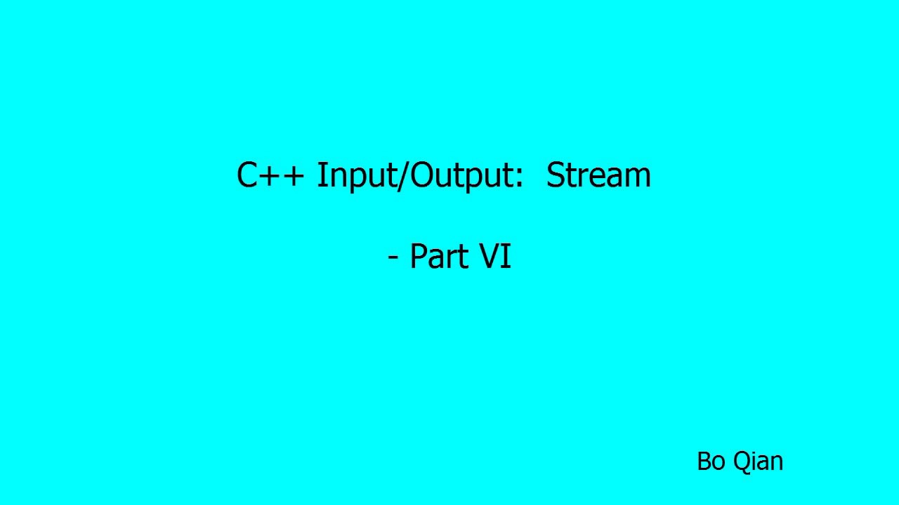 C   Stream 6 String Stream