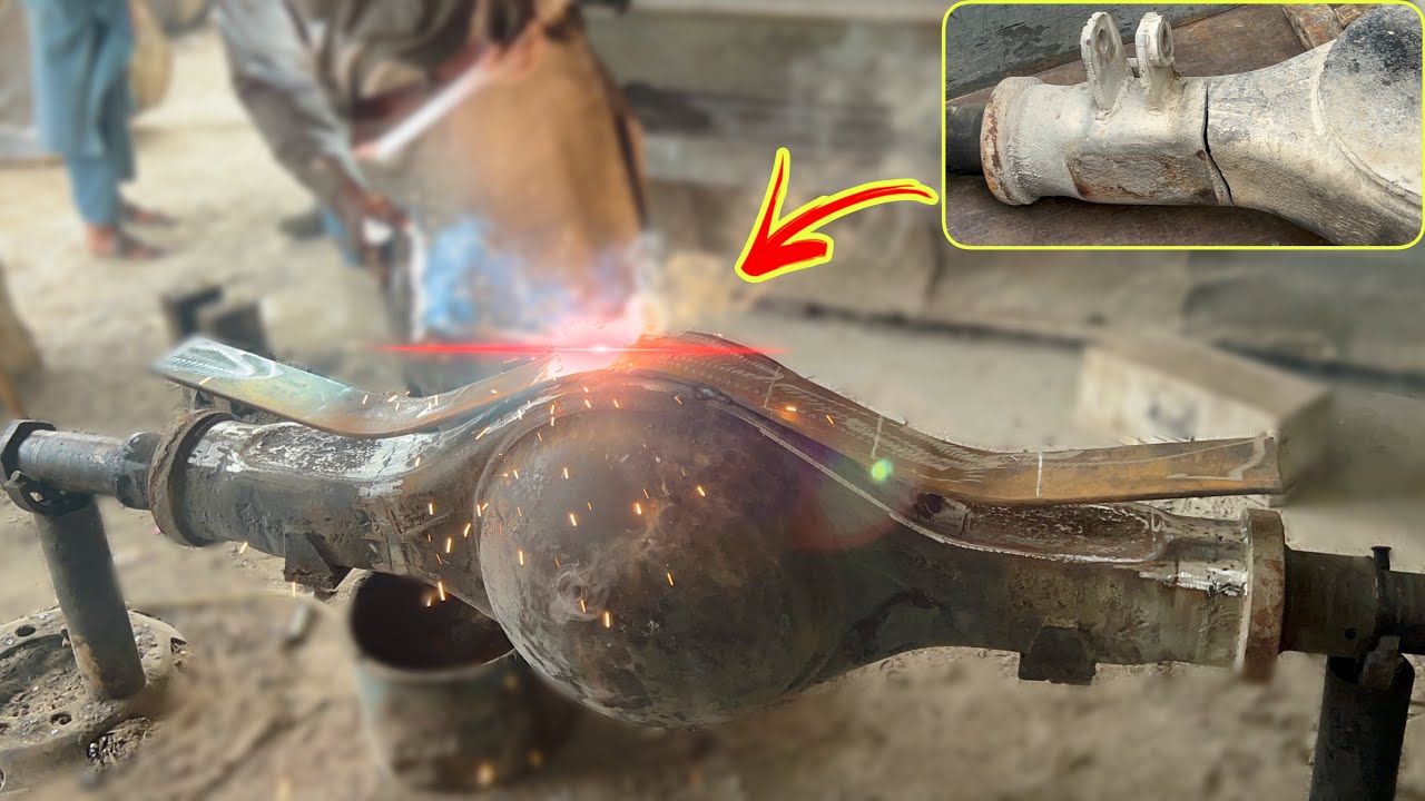 Housing Axle Welding Repair | Skilled Mechanic’s Professional Work