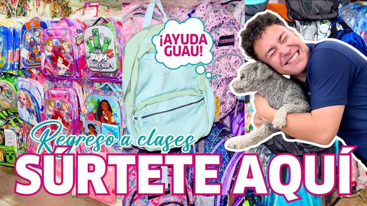 Tienda MAYORISTA mas BARATA de MÉXICO 😱 MOCHILAS ORIGINALES A MAYOREO para Iniciar tu Negocio 🤑