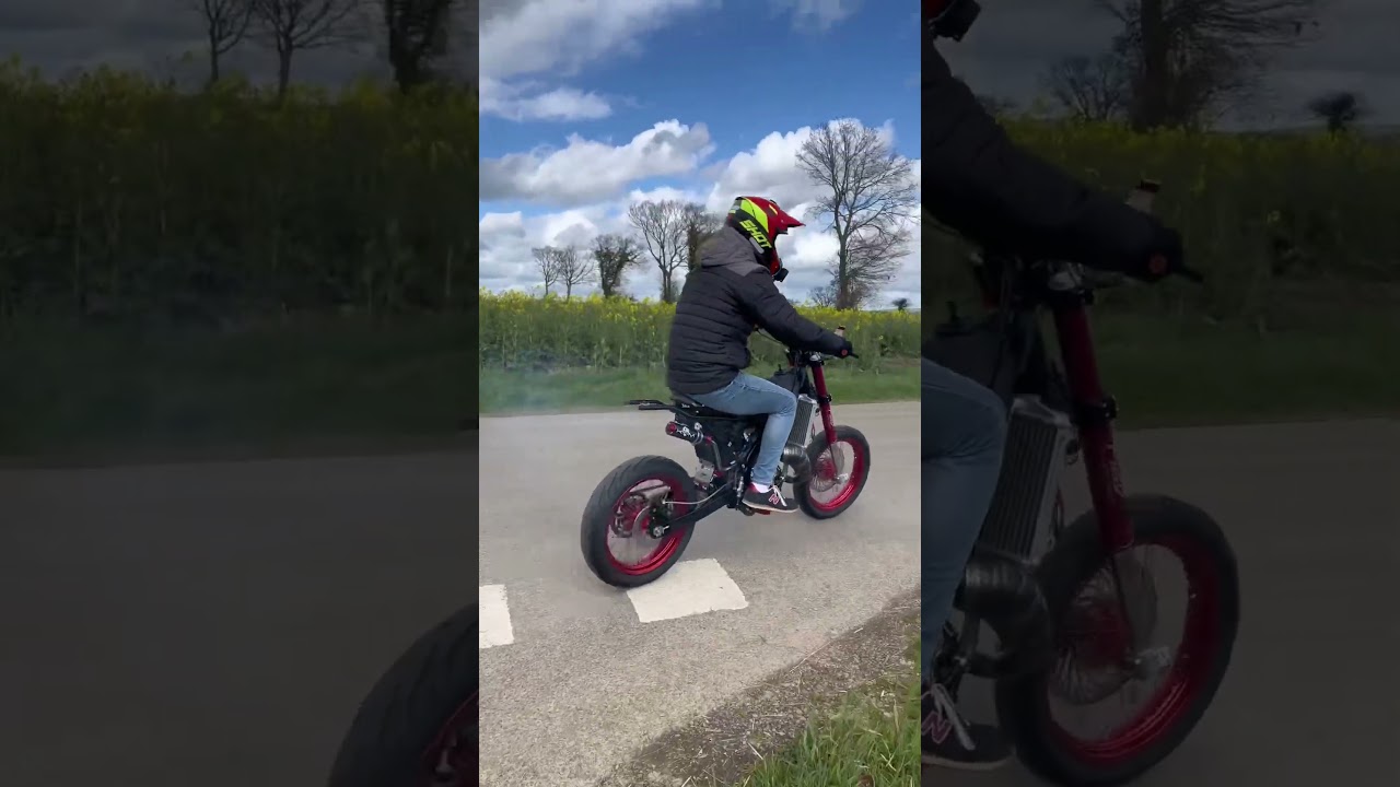 L&rsquo;&eacute;volution de ma mrt en seulement 5 mois 🥸 #50cc #moto #mrt