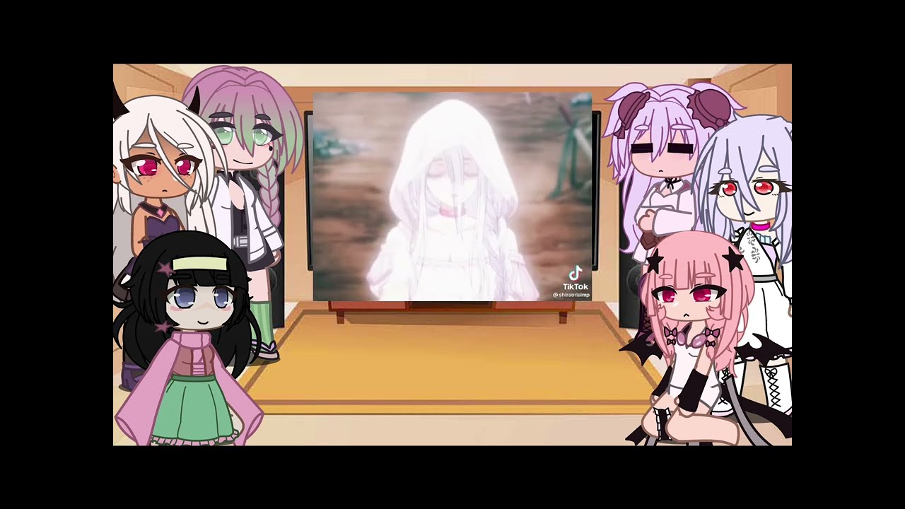 Anime girls react to eachother | Shiraori | so i’m a spider so what? | 5/6