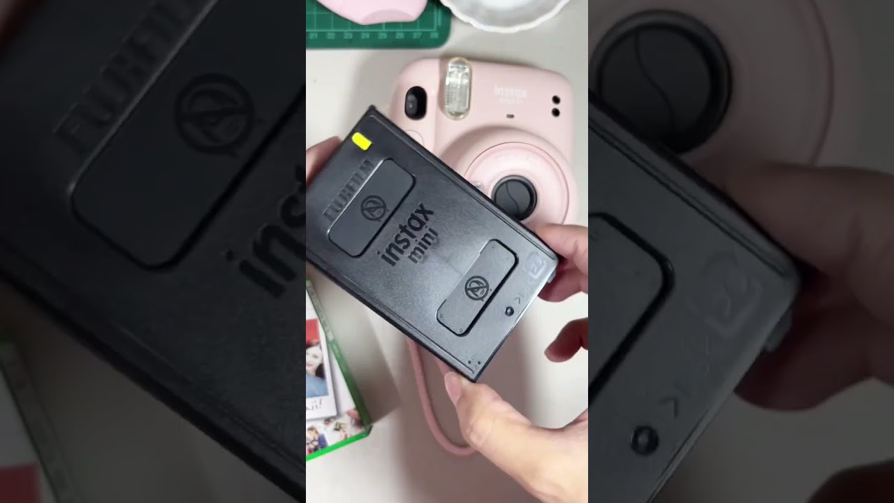 loading instax film on my mini 11 📸🎞️ #fujifilm #instaxmini11 #polaroid #instantcamera