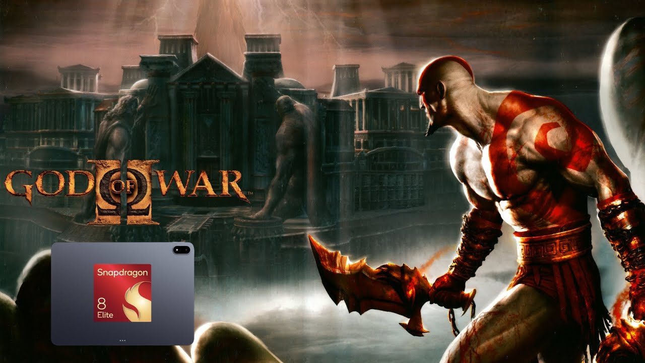 God of War II | PS2 Emulator Gameplay | OnePlus Pad 3 (Snapdragon 8 Elite)