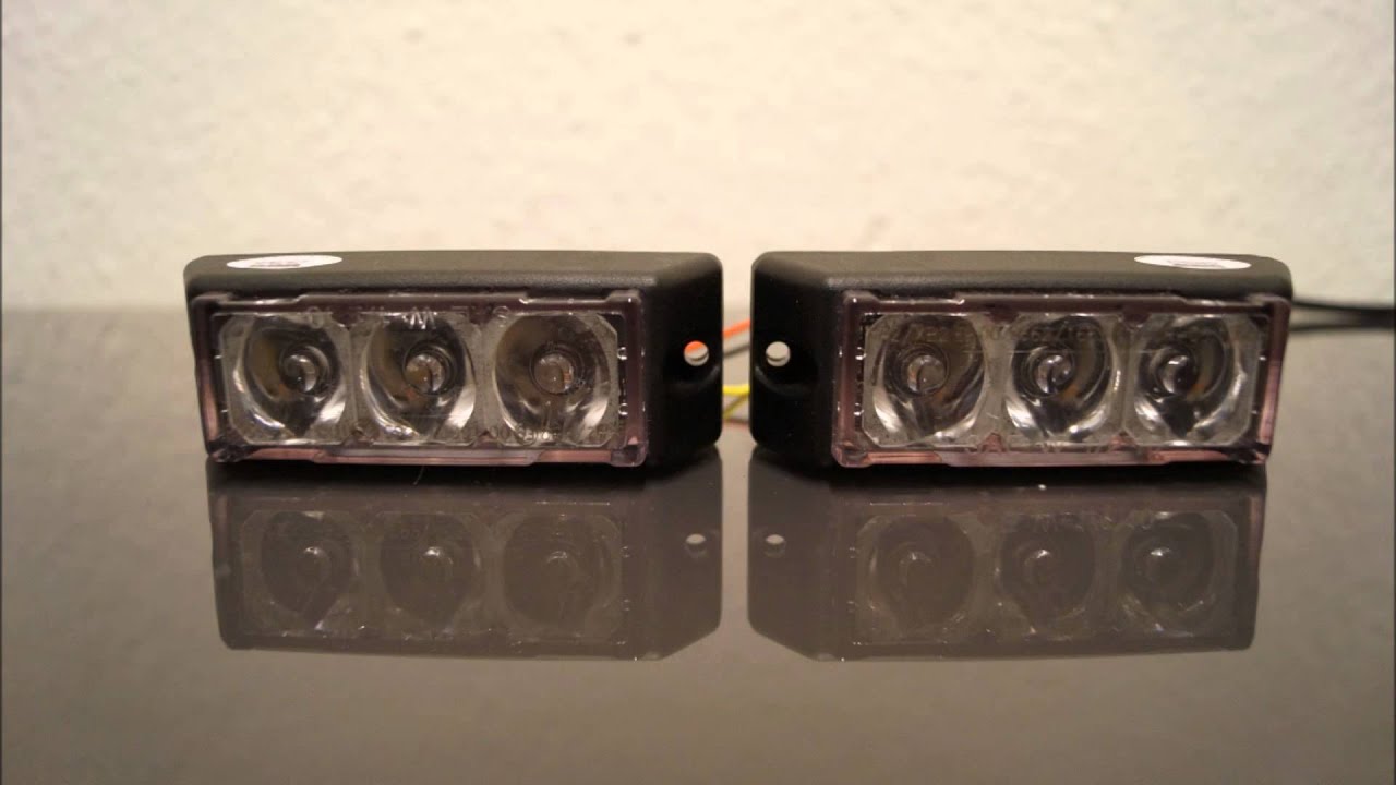 Frontblitzer / Heckblitzer LED - Warnanlage Typ FB3