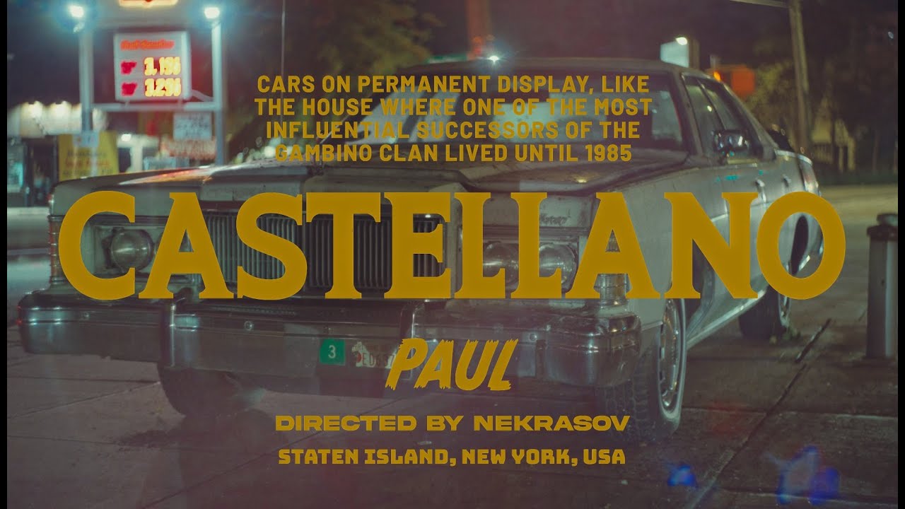 Paul Castellano’s house — time and even the cars have stopped.