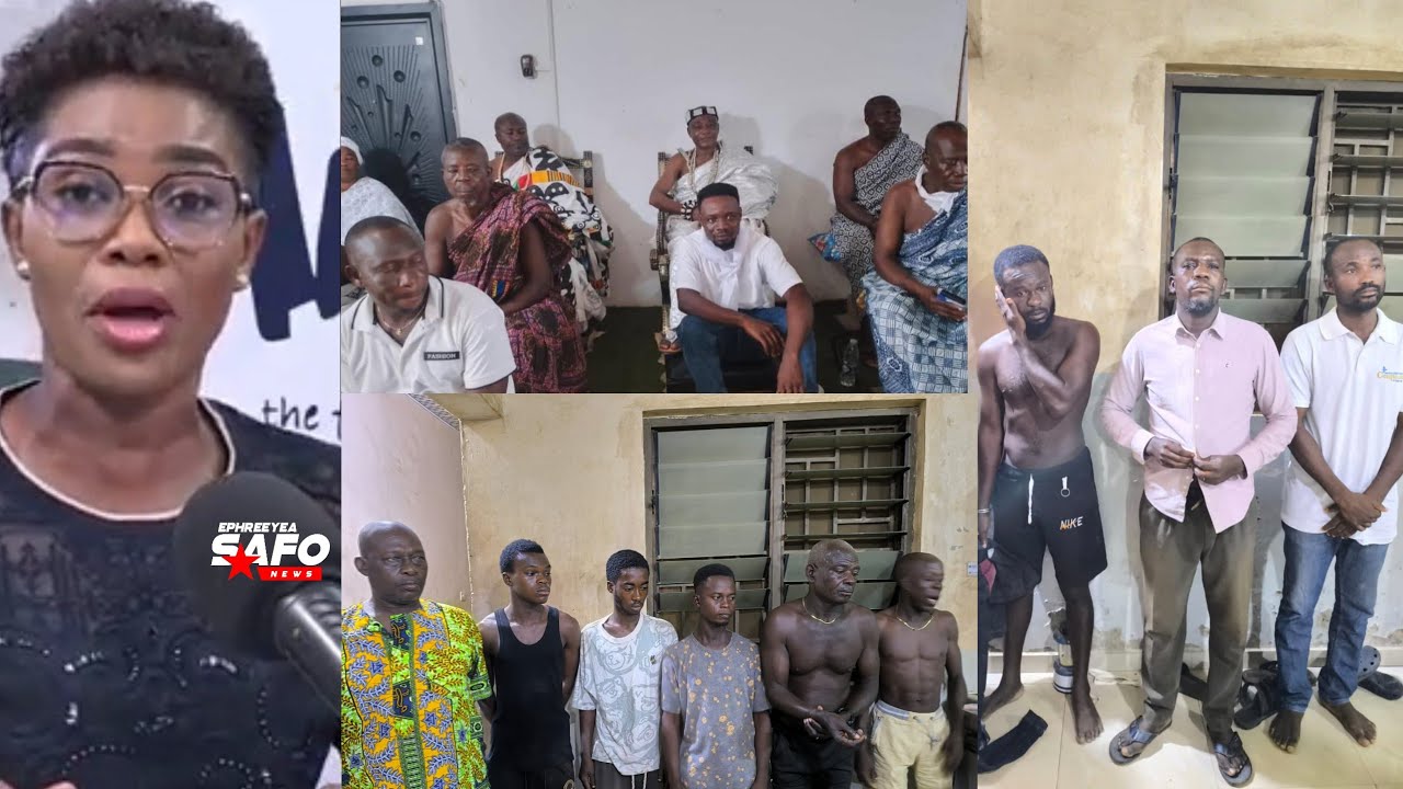 Ghana Police arrèsts 15 Landguards,Sub Chiefs after attàcking Chiefs at Nyanyano Palace..See details