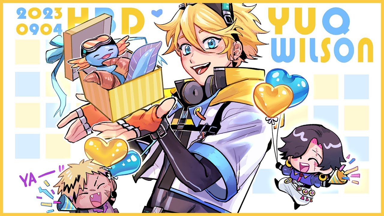 【BIRTHDAY STREAM】#HAPPYBDAYTOYU【NIJISANJI EN | Yu Q. Wilson】