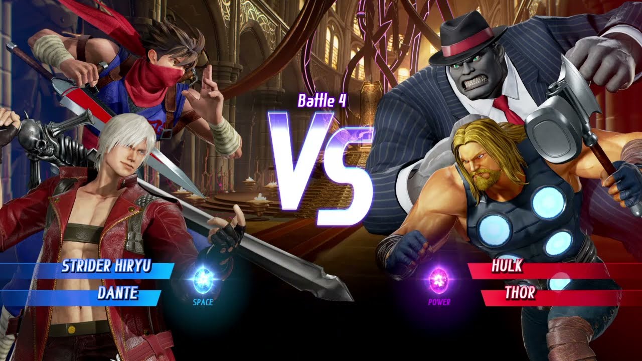 Requested MARVEL VS. CAPCOM: INFINITE Team Ninja Samurai Swords Arcade Gameplay