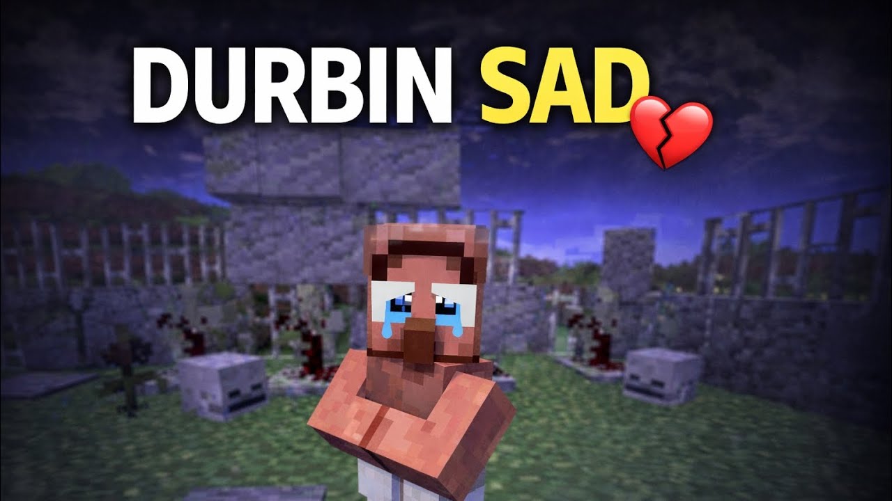 Minecraft Emotional Story 😢 | Durbin Sad Story 💔 | Full Game Movie Hindi