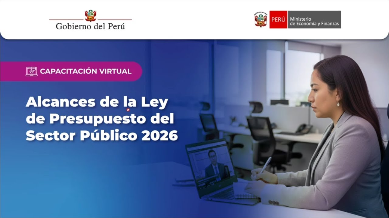 Alcances de la Ley de Presupuesto del Sector Público 2026