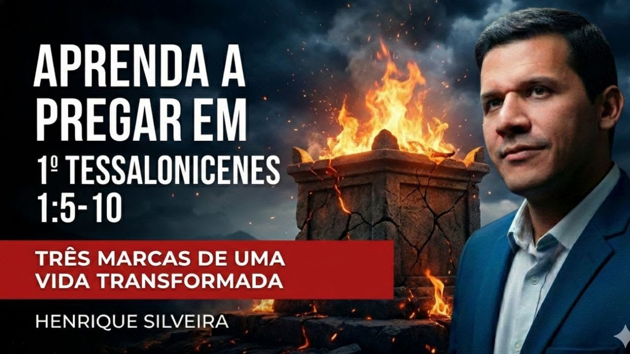 Prega&ccedil;&atilde;o em 1 tessalonicense 1:5-10 | Tr&ecirc;s Marcas de uma vida Transformada
