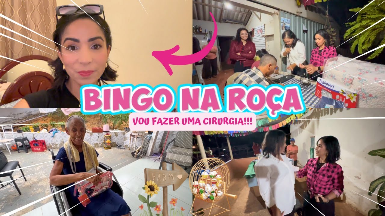 BINGO NA ROCA + VOU FAZER UMA CIRURGIA NO BRASIL!