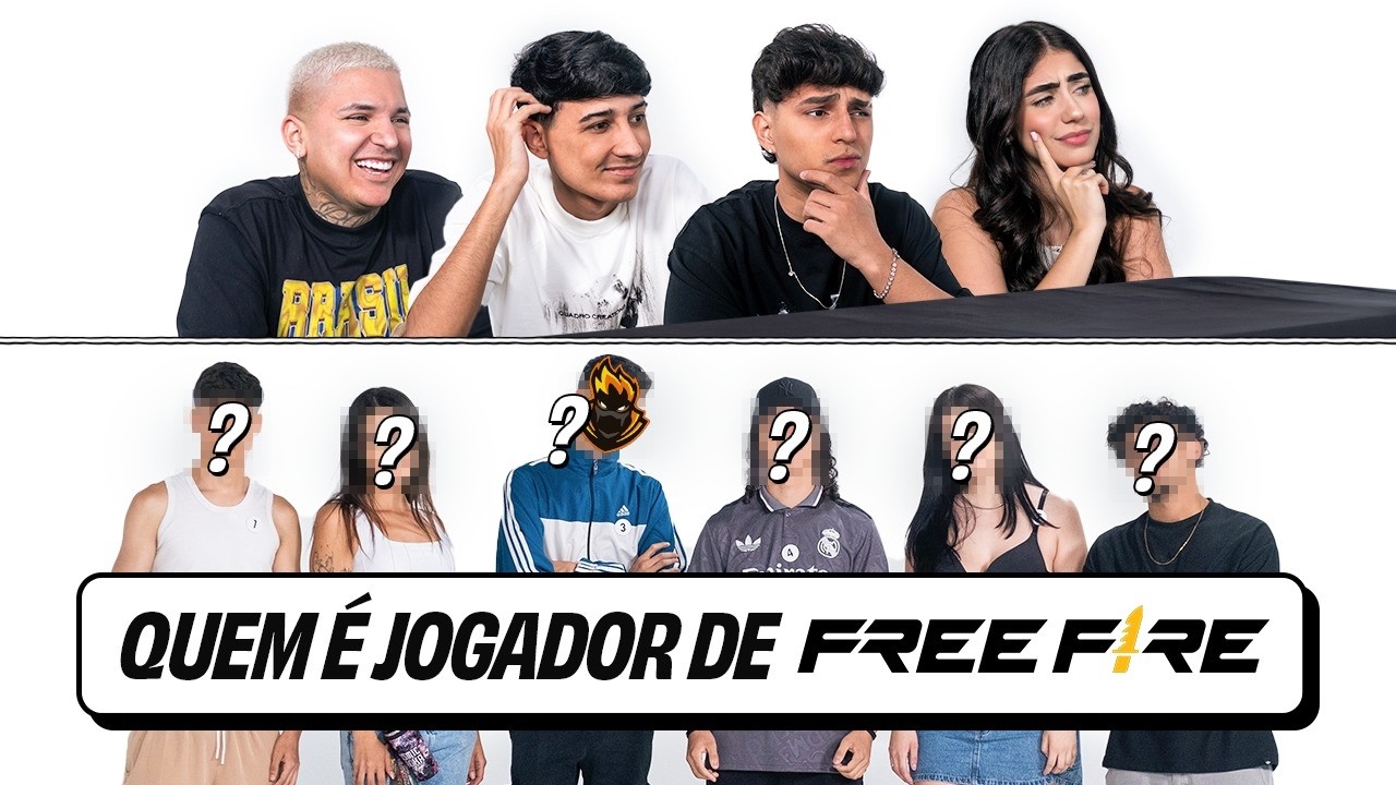 QUEM É O JOGADOR DE FREE FIRE? FT. Bak, Eltin e Rajah