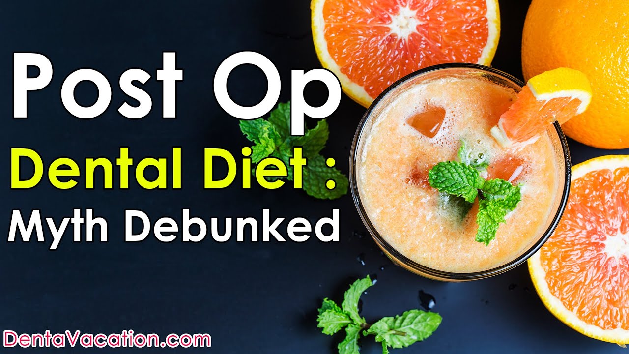 Myths about liquid diet post dental surgery