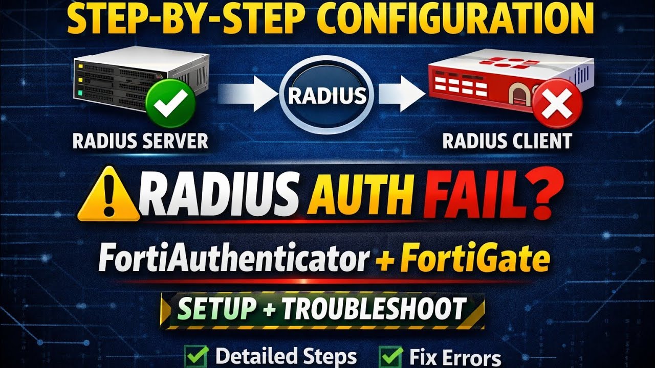 Настройка RADIUS-сервера FortiAuthenticator с использованием FortiGate | Пошаговая инструкция и у...