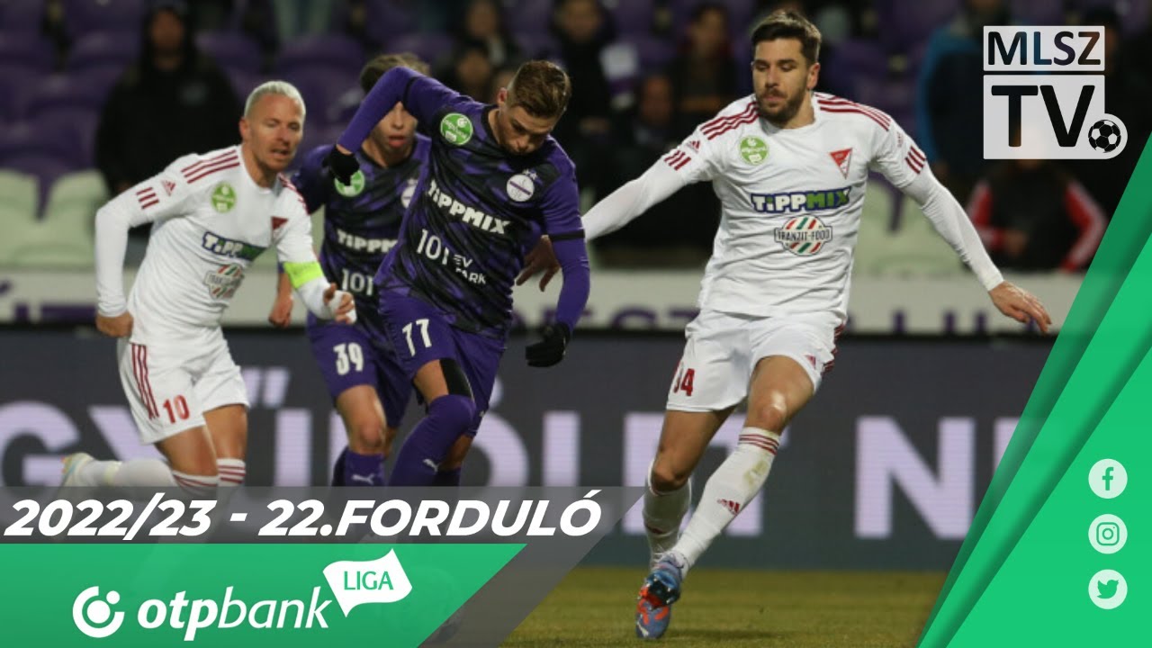 Újpest FC – DVSC | 1-1 | (1-1) | OTP Bank Liga | 22. forduló | MLSZTV