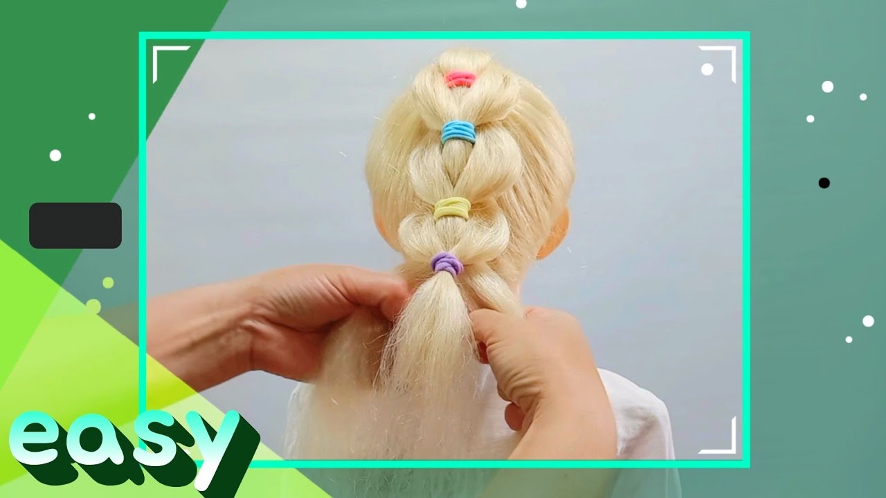 👧세상쉽고 예쁜 머리묶는법 easyhair 머리 예쁘게 묶는법 여아머리 여자아이 아기머리 묶기 여자아기 디스코머리 땋는법 Kidshairstyles ponytail pigtail