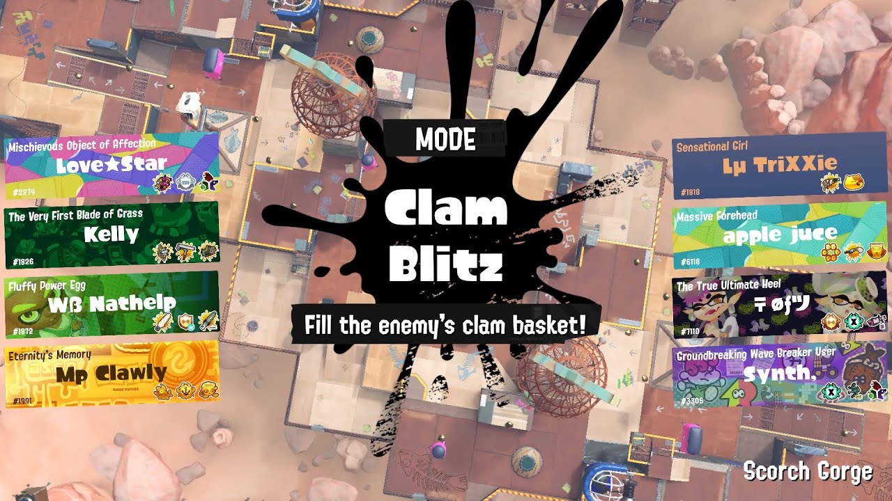 【Splatoon3】X Rank | Clam Blitz #25