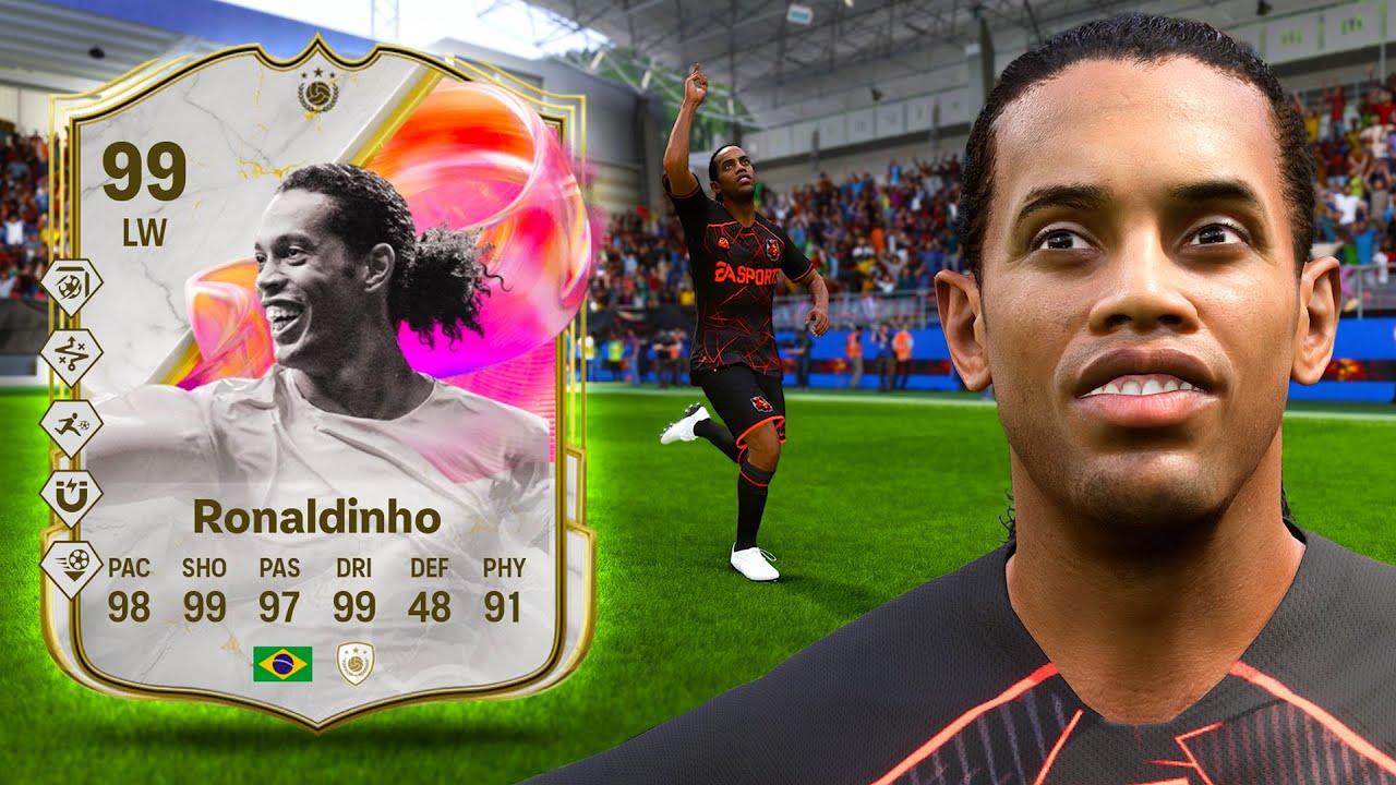 R10!! 🤩 99 FUTTIES Роналдиньо! Обзор игрока FC 25