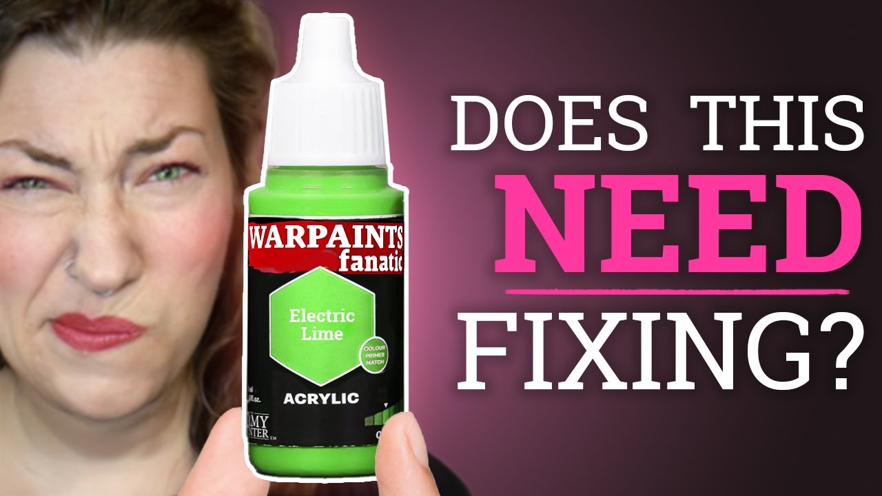 This UNEXPECTED problem may RUIN the new Army Painter Fanatic Paints For Me