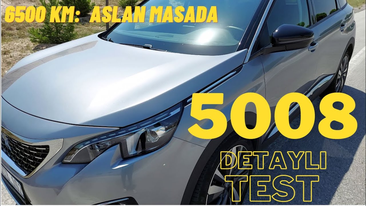 5008 Aile Boyu SUW 6500 km. testi. En çok merak ettikleriniz, en detaylı şekilde. 1.6 D 6 EAT