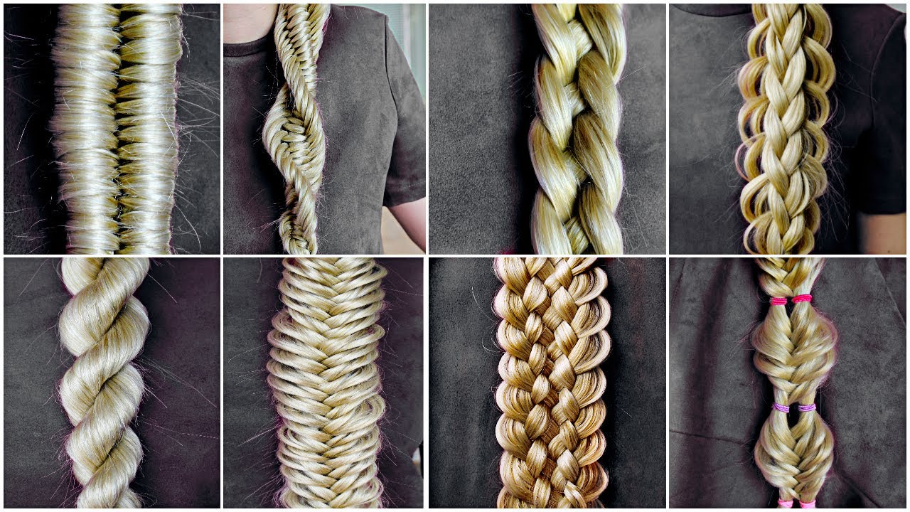 😱 8 Basic Braids for Beginners on yourself 😍 DIY by Another Braid