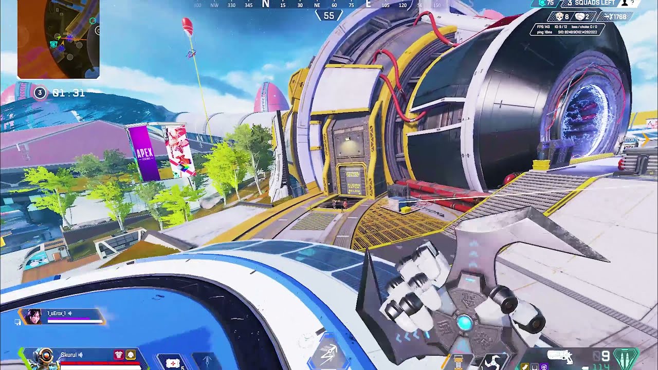 1 HP Clutch Wingman | Skurul Best plays | Apex Legends