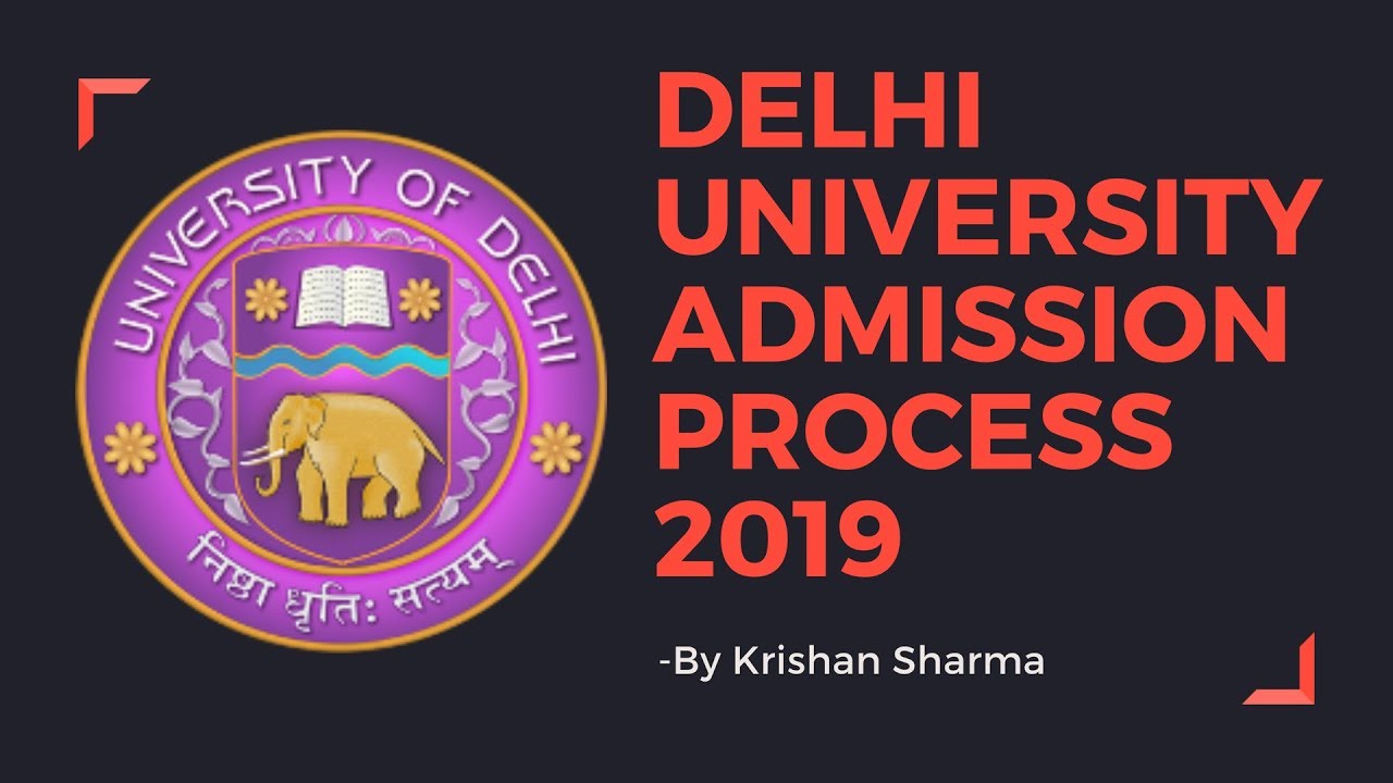 Delhi University Admission Process 2019