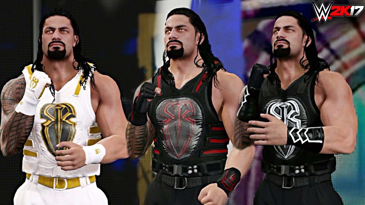 WWE 2K17 - Top 10 Roman Reigns Attires!