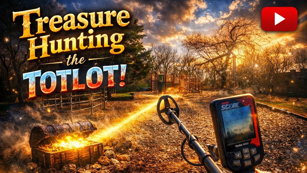Treasure hunting the school tot lot with the Nokta Triple Score!