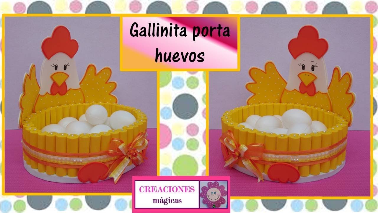 ♥♥Gallinita porta huevos♥Creaciones mágicas♥♥