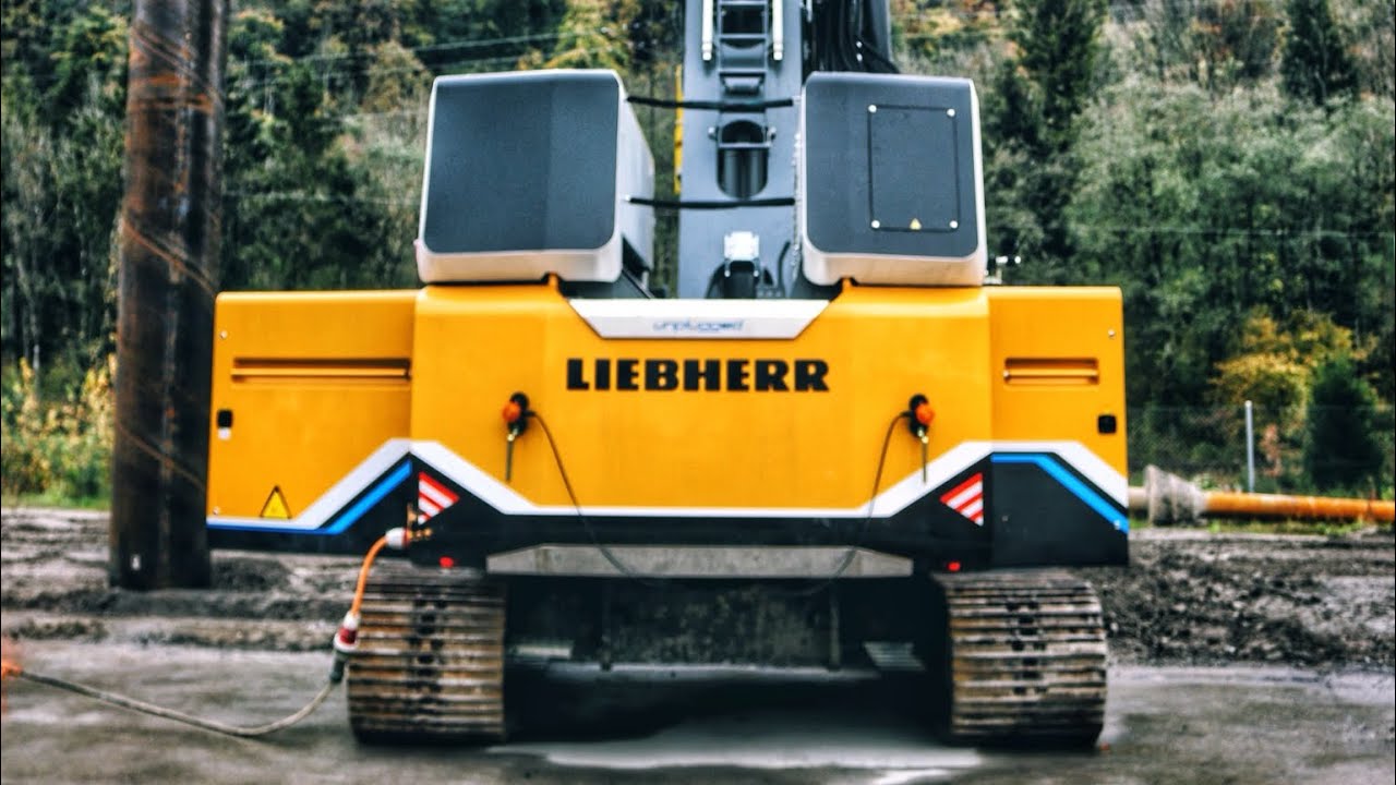 LIEBHERR LB16 Unplugged! (Battery Powered Drilling Rig)