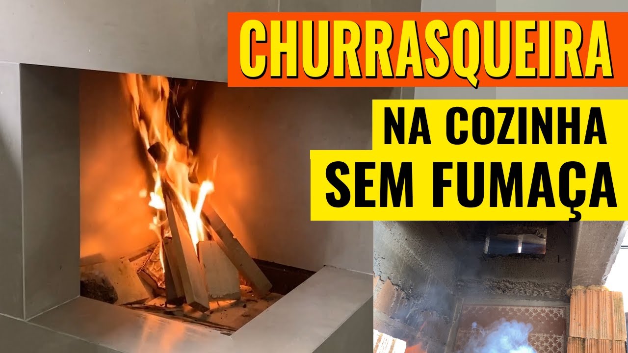CHURRASQUEIRA na cozinha sem fumaça
