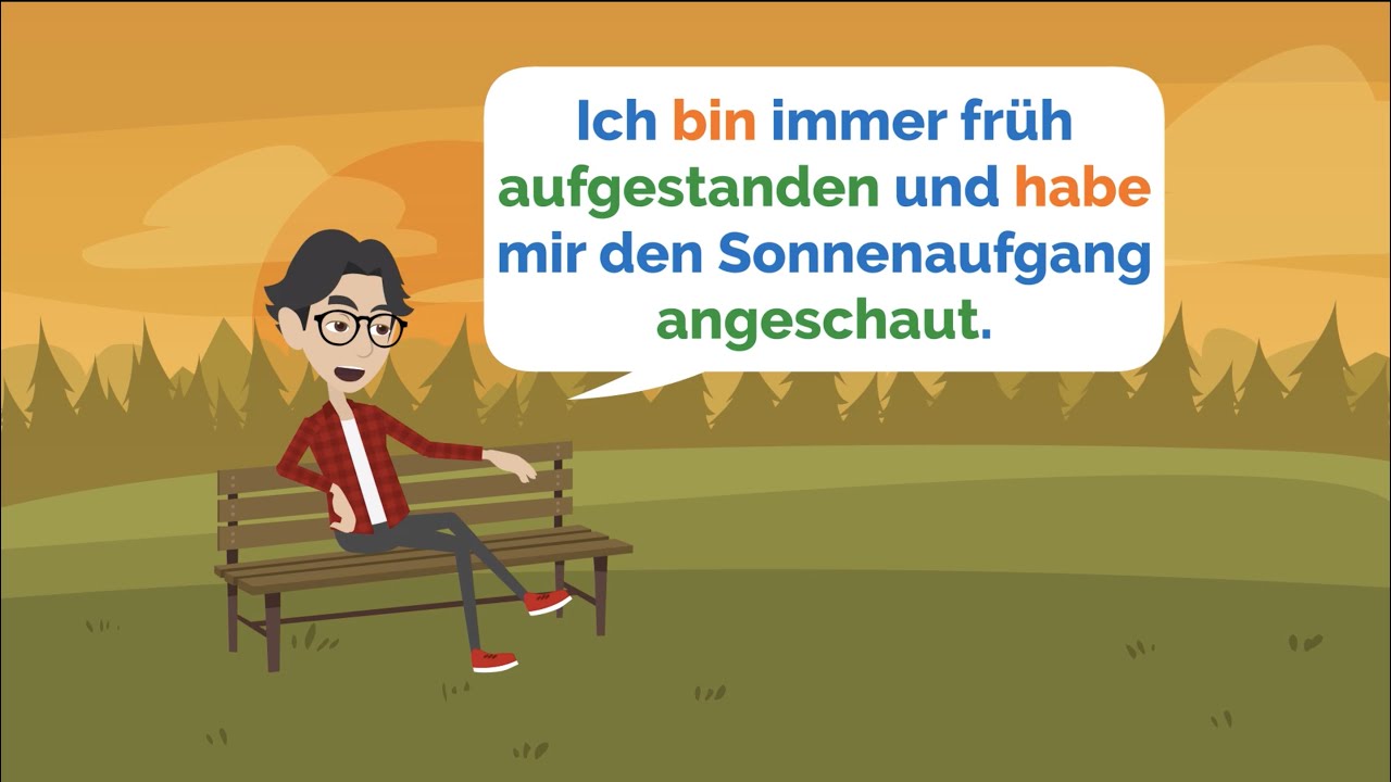 Deutsch Lernen mit Dialogen | Der Urlaub | Perfekt mit Haben und Sein