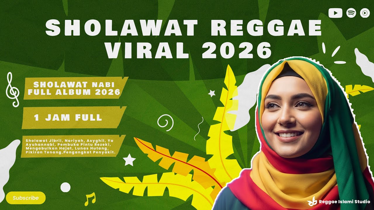 SHOLAWAT REGGAE VIRAL 2026 🔥 Nonstop 1 Jam | Jibril, Nariyah, Busyrolana, | Reggae Islami Studio