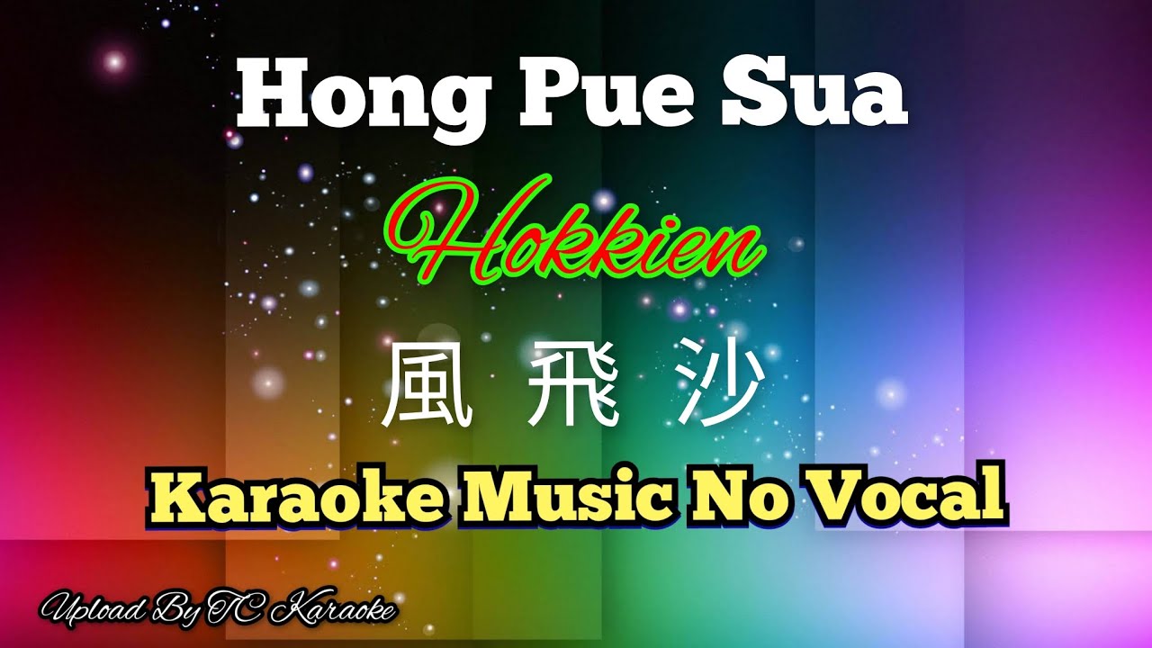 Hong Pue Sua _Hokkien song 風飛沙 karaoke no vocal