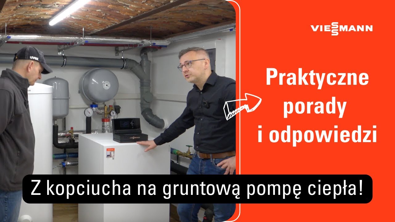 Modernizacja z kopciucha na gruntową pompę ciepła Viessmann