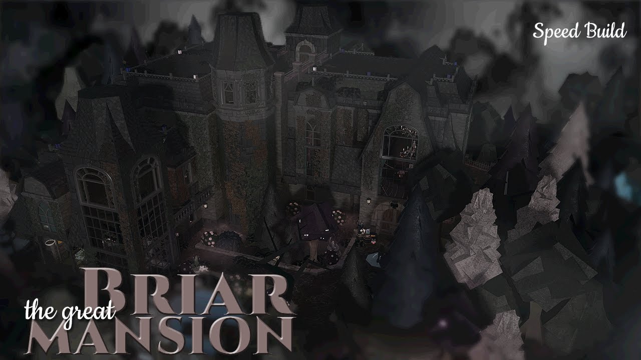 The Great Briar Mansion | Welcome to Bloxburg: Speed Build | $2m