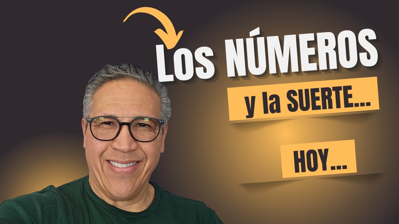 Los NUMEROS de la SUERTE y la ABUNDANCIA para HOY I Recibe tus PREDICCIONES NUMEROLOGÍCAS