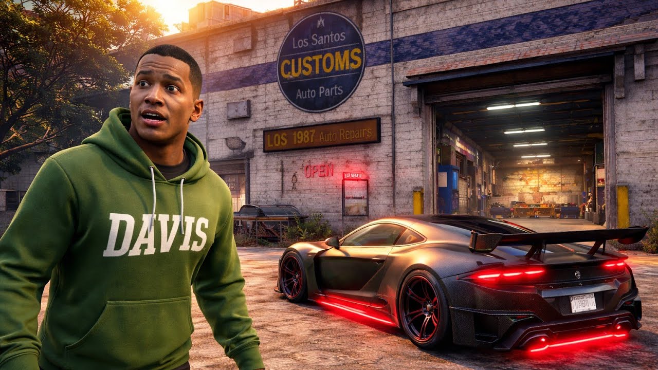 GTA 5 Franklin’s Car Becomes a Beast After Customization! 🔥